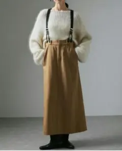 pinue サスペンダーサイドタックスカート - メルカリ