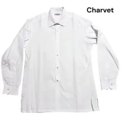 美品 Charvetシャルべ シャツ レギュラーカラー ホワイトLのサムネイル