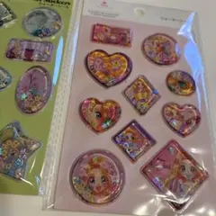 ラプンツェル、ティンカーベルウォーターシールセット 2シート