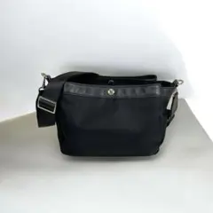 Breath TOPKAPI 防水ナイロン レザーコンビ ショルダーバッグ　黒のサムネイル