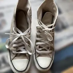 CONVERSE ALL STAR ハイカット ベージュ スニーカー