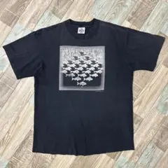 USA製 90s MC ESCHER エッシャー Tシャツ 空と水 魚 鳥 XL