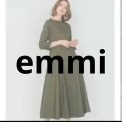 極希少♡未使用タグ付✨emmi atelier バックロゴロングワンピース 上下 2025年最新】emmi レディース ロングワンピースの人気アイテム