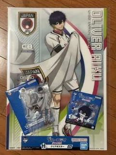 ブルーロック 一番くじ オリヴァ・愛空 アクスタ クリアポスター ラバーチャーム