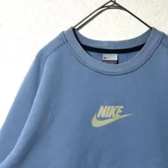 00s NIKE センターロゴ スウェット トレーナー フェード ナイキ Y2K