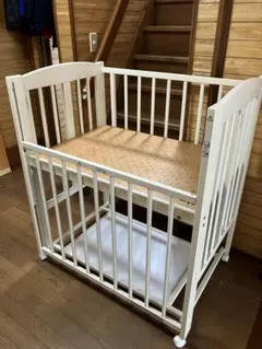 葛飾区直接受け取り可能な方】そいねーるmini ホワイト 木製 ベビー