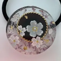 ＊No.60 ＊春フラワー レジン ピンク 上品 大人かわいい　ドライフラワー