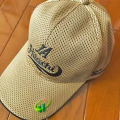 新品★限定、茨城JA常陸10周年記念キャップ ★濃い目のベージュ