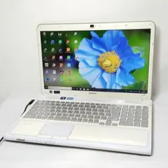 Win11★SSD256G★メモリ8G★カメラ★美品ホワイト/ソニー/VAIO