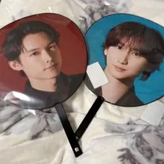 【美品】SixTONES MILESixTONES 松村北斗 京本大我 うちわ