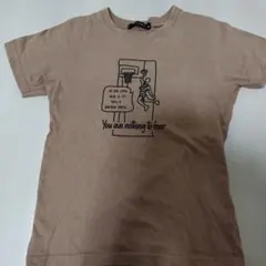 バスケットボールプリント Tシャツ ベージュのサムネイル
