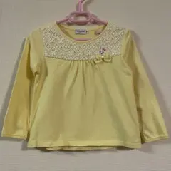 ミキハウス　長袖　トップス　Tシャツ　ロンT 110サイズ うさこ　イエロー