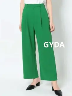 GYDA ワイドパンツ　グリーンのサムネイル