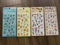 ぷくぷくシール　モンスターズ・インク・ミッキーミニー・プーさん・チップとデール
