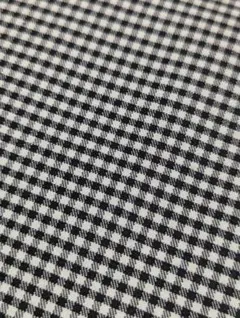 ギンガムチェック　ブラック　生地　1m