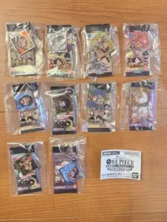 ワンピース 大海賊シールウエハース ミニチュアチャーム 10種類 セミコンプ