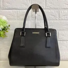 BURBERRY バーバリー ハンドバッグ サフィアーノ ノバチェック ブラック