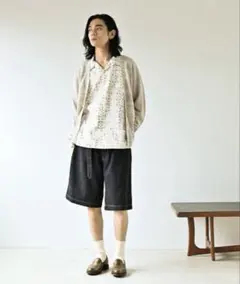 ジャーナルスタンダード✨ C/H デニム ベルテッド キャノンショートパンツ　M