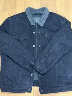 Levi's ブラック デニムジャケット XL