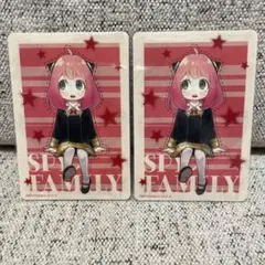 ナツコミ 2022 特製ダブルステッカー SPY×FAMILY アーニャ