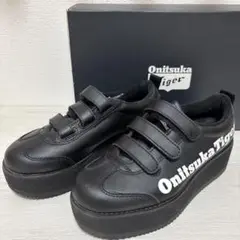 オニツカタイガー ウィメンズ デレゲーションチャンク ブラック 23cm Onitsuka Tiger スニーカー DELEGATION CHUNK / デレゲーション