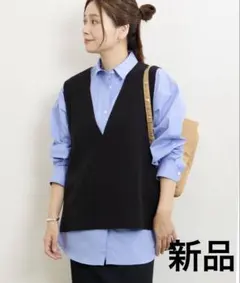 新品 JOURNAL STANDARD ウールライクVネックベスト