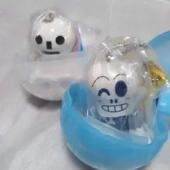 ユキダルマン＆ホラーマン　ブロックラボスイング　ガチャ　カプセルトイ