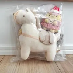 はにわ展　とんかつ（馬形埴輪風）　えびふらいのしっぽ（挂甲の武人風）てのりぬい