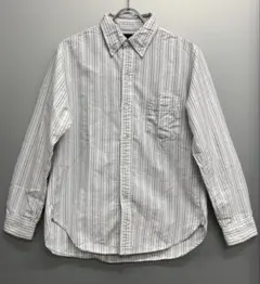 CORONA UTILITY ランダムストライプ B.D. シャツ 日本製　M