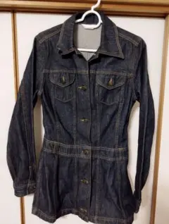 デニムロングジャケット 濃紺 Mサイズ