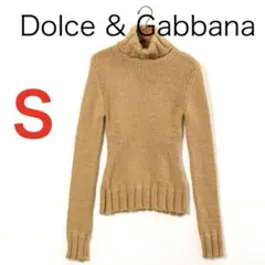 H2848-150ドルチェ＆ガッバーナ　ロゴパッチ付タートルネックニットY2K