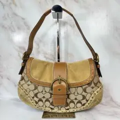 COACH Soho Signature Studs Suede Y2K
