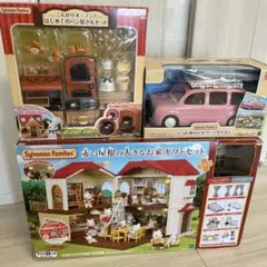 シルバニアファミリー 赤い屋根の大きなお家 パン屋さんセット 
