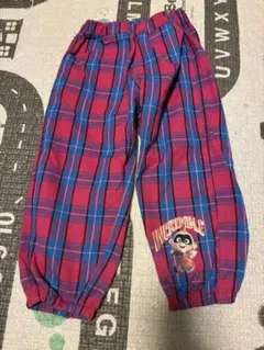 ほぼ未使用　インクレディブル ジャックジャック チェックパンツnanaディズニー