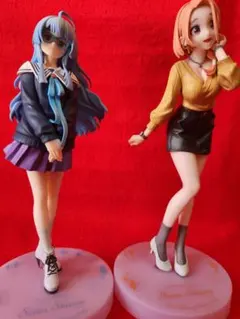 紫雲寺家の子供たち フィギュア　２種　 紫雲寺清葉 　紫雲寺 万里