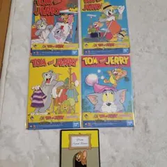 トムとジェリー キャンバス風ボード　4枚セット