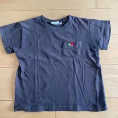 FRUIT OF THE LOOM ダークグレー Tシャツ キッズ　100のサムネイル