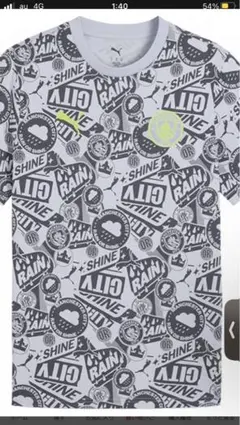 PUMA グラフィックTシャツ グレー