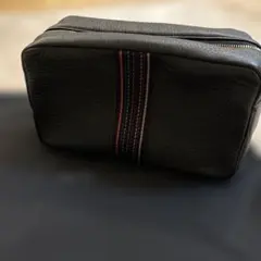 Paul Smith レザー製ストライプポーチ