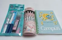 サンリオ　ボールペン＆CAMPUSノート3点セット!!新品未使用