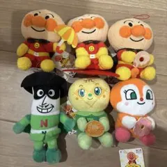 アンパンマン ころふわぬいぐるみ プリちいビーズ ドキンちゃん ナガネギマン