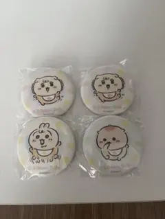 ちいかわベビー 缶バッジ 4個セット うさぎ シーサー くりまんじゅう