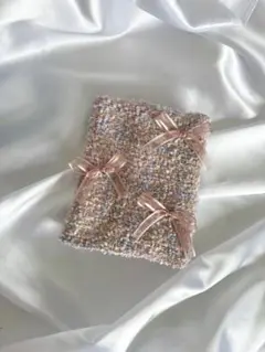 リボンツイードバインダー A6 バインダーカバー saving 貯金