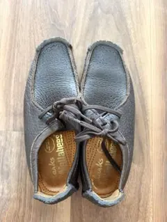 Clarks Wallabees メンズ レザー モカシン ダークブラウン