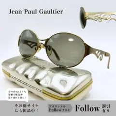 美品 ジャンポールゴルチエ サングラス 56-0039 ブラック系 - メルカリ