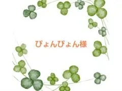 ぴょんぴょん様専用のサムネイル