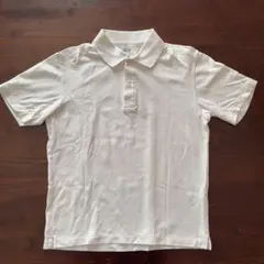 エアリズムコットンカノコポロシャツ　ホワイト ポロシャツ S 白　UNIQLO