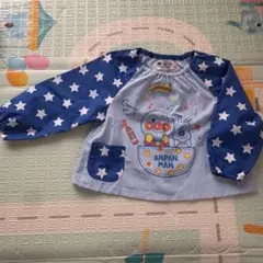 アンパンマン 星柄 幼児用スモック