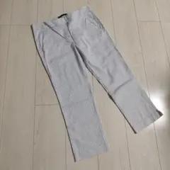 theory セオリー クロップドパンツ ストライプ サイズ感2のサムネイル