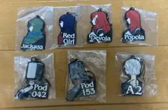 NieR:Automata ラバーストラップ7点セット　クリアポーチ5種コンプ